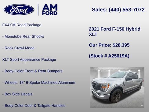 Used 2021 Ford F150 XLT w/ Equipment Group 302A High AWD/4WD image 24