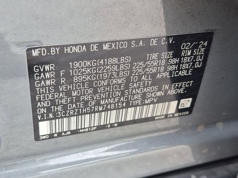 Certified 2024 Honda HR-V Sport image 23