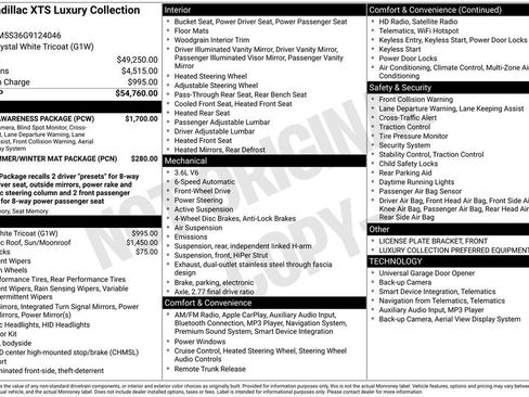 Used 2016 Cadillac XTS Luxury w/ Driver Awareness Package image 38