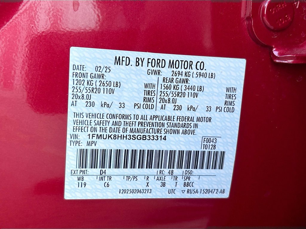 Used 2025 Ford Explorer Platinum AWD/4WD image 34