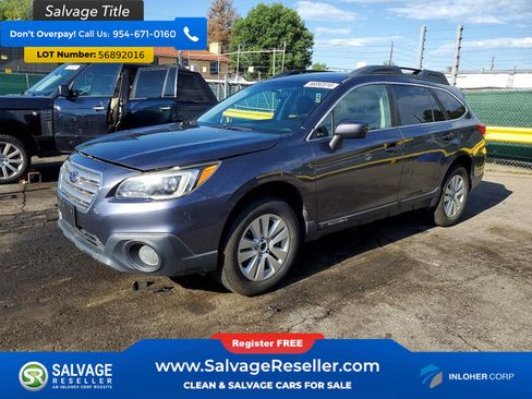 Used 2017 Subaru Outback 2.5i Premium AWD/4WD image 1