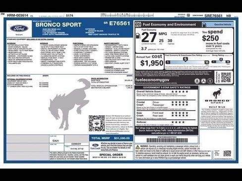 Used 2025 Ford Bronco Sport Big Bend AWD/4WD image 13
