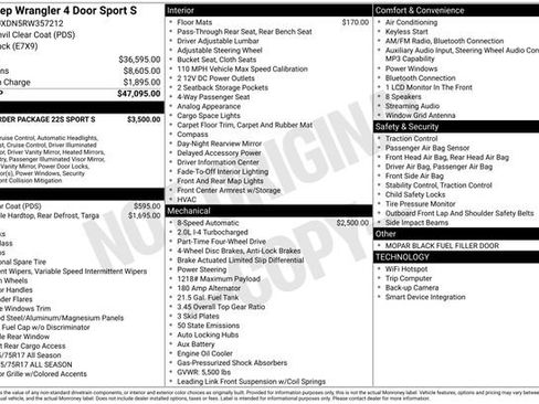 Used 2024 Jeep Wrangler Unlimited Sport AWD/4WD image 5