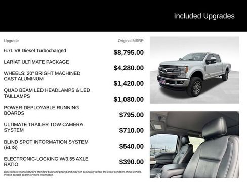 Used 2017 Ford F350 Lariat w/ Lariat Ultimate Package AWD/4WD image 5