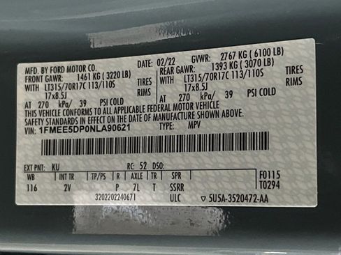 Used 2022 Ford Bronco Outer Banks w/ Sasquatch Package image 23