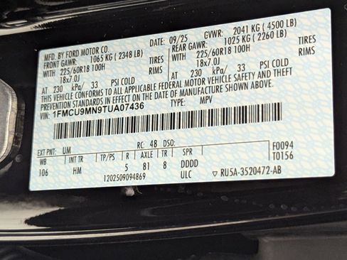 New 2026 Ford Escape ST-Line w/ Tech Pack #1 image 16