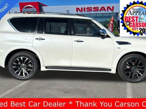 Used 2020 Nissan Armada Platinum w/ Captain's Chairs Package image 2