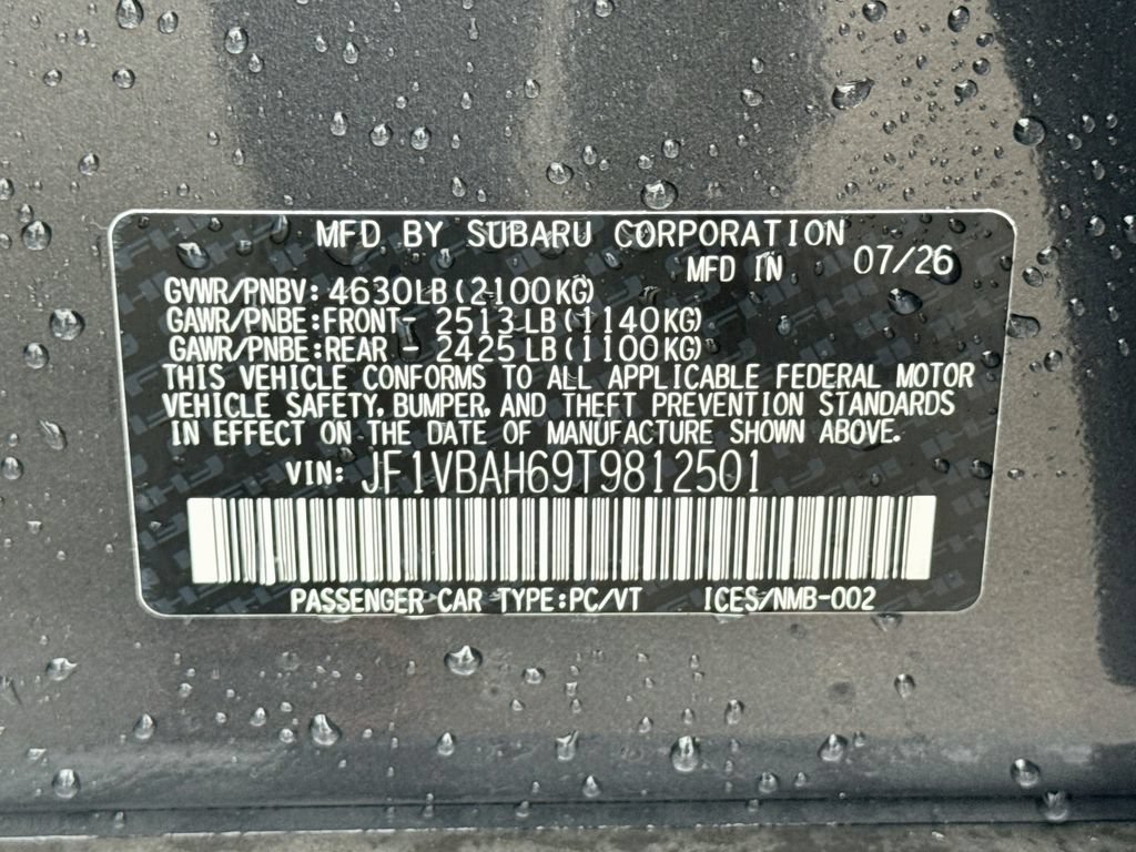 New 2026 Subaru WRX AWD/4WD image 29