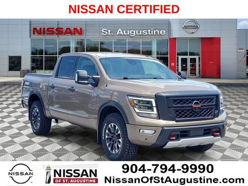Certified 2021 Nissan Titan PRO-4X w/ Pro-4x Convenience Package AWD/4WD image 1