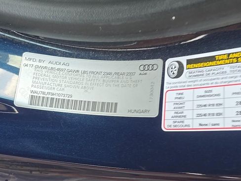 Used 2017 Audi A3 2.0T Premium w/ Convenience Package AWD/4WD image 8