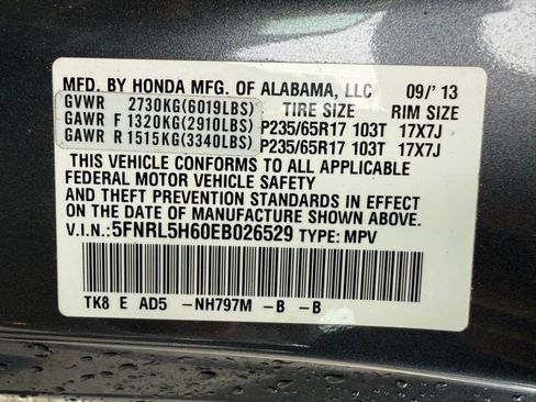 Used 2014 Honda Odyssey EX-L image 11