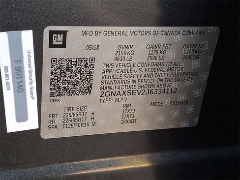 Used 2018 Chevrolet Equinox LT image 25