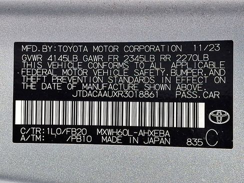 Used 2024 Toyota Prius LE image 19