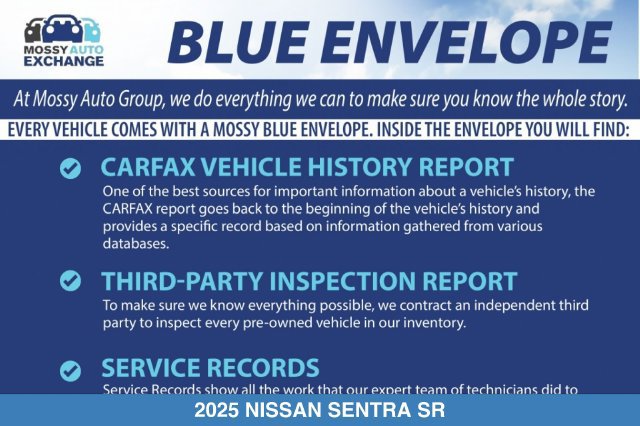 Used 2025 Nissan Sentra SR w/ SR Premium Package FWD image 7