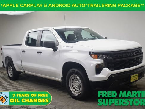 Used 2022 Chevrolet Silverado 1500 W/T w/ Trailering Package RWD image 1