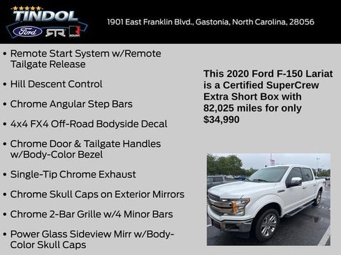 Used 2020 Ford F150 Lariat AWD/4WD image 13