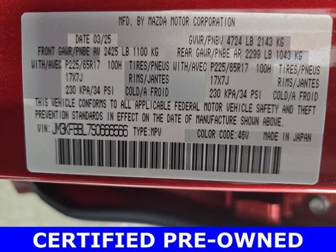 Used 2025 MAZDA CX-5 AWD 2.5 S w/ Select Package image 35