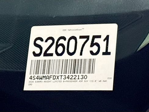New 2026 Subaru Ascent Limited AWD/4WD image 26