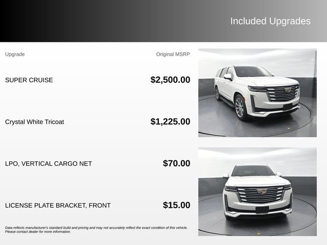 Used 2021 Cadillac Escalade Premium Luxury Platinum AWD/4WD image 4