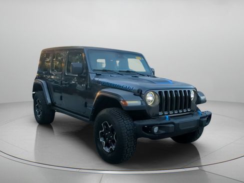 Used 2021 Jeep Wrangler Unlimited Rubicon 4xe w/ Steel Bumper Group AWD/4WD image 2