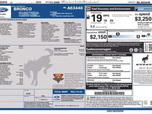 Used 2021 Ford Bronco Outer Banks image 3