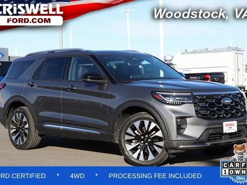 Certified 2025 Ford Explorer Platinum w/ LUX Leather Package AWD/4WD image 1