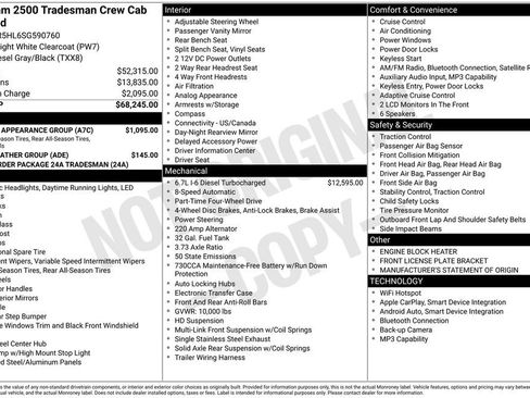 New 2025 RAM 2500 Tradesman w/ Chrome Appearance Group image 6