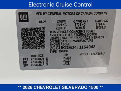 New 2026 Chevrolet Silverado 1500 LT w/ All Star Edition Plus AWD/4WD image 36