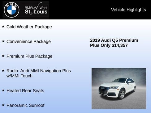 Used 2019 Audi Q5 2.0T Premium Plus w/ Premium Plus Package AWD/4WD image 8