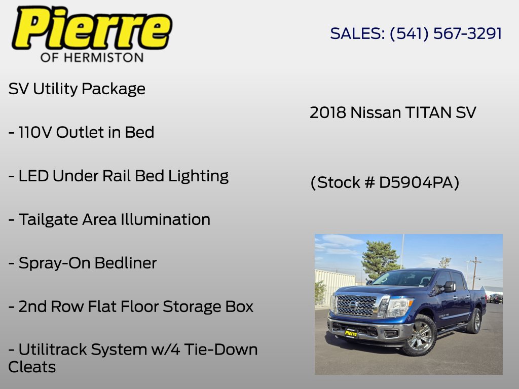 Used 2018 Nissan Titan SV w/ SV Convenience Package AWD/4WD image 6
