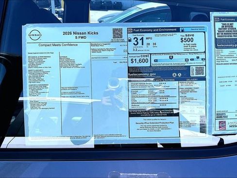New 2026 Nissan Kicks S FWD image 12