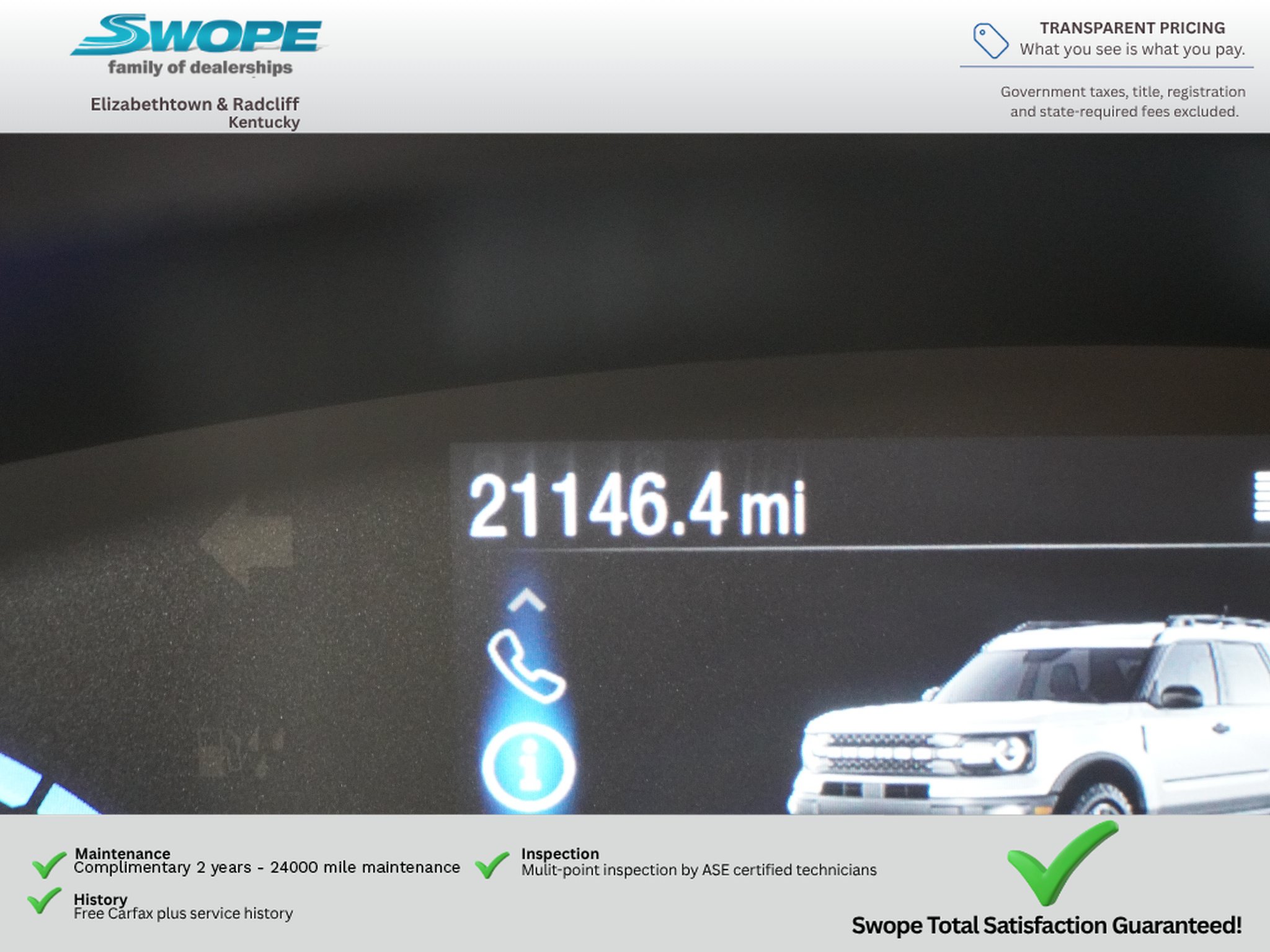 Used 2023 Ford Bronco Sport Heritage w/ Heritage Convenience Package AWD/4WD image 18
