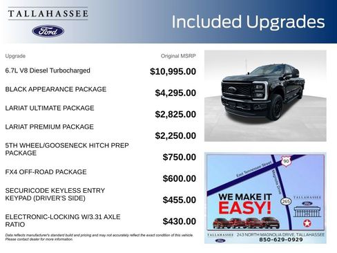 New 2026 Ford F250 Lariat w/ Black Appearance Package image 3