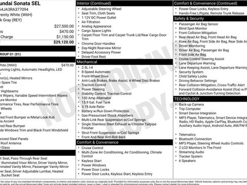 Used 2024 Hyundai Sonata SEL FWD image 26