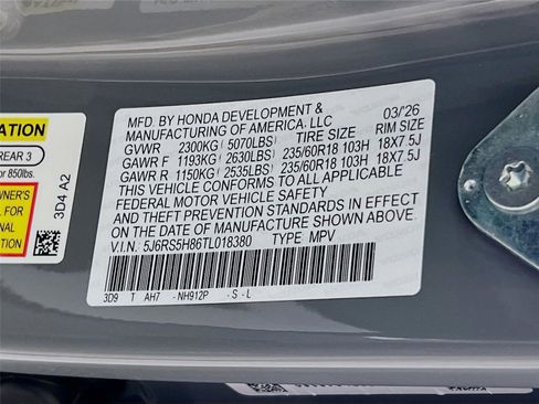 New 2026 Honda CR-V Sport-L image 30