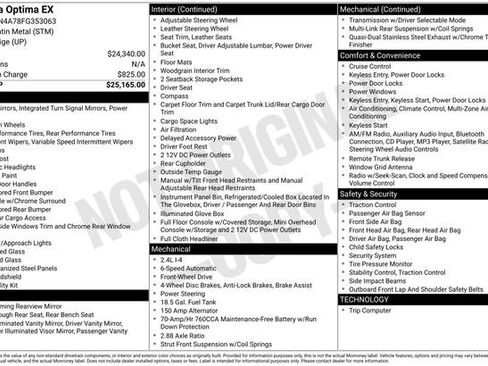 Used 2015 Kia Optima EX image 11
