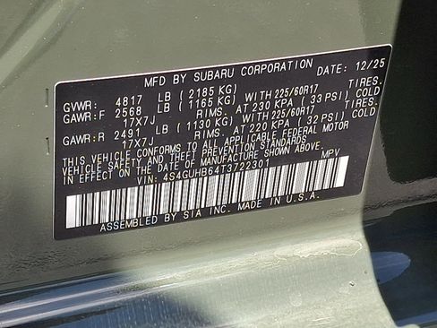 Certified 2026 Subaru Crosstrek 2.5i w/ Convenience Package #1 AWD/4WD image 25