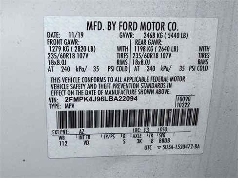 Used 2020 Ford Edge SEL w/ Cold Weather Package image 10