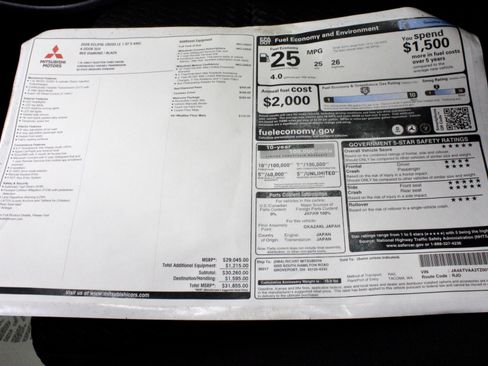 New 2026 Mitsubishi Eclipse Cross LE image 31