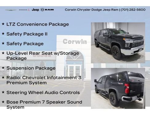 Used 2020 Chevrolet Silverado 3500 LTZ w/ LTZ Premium Package image 15