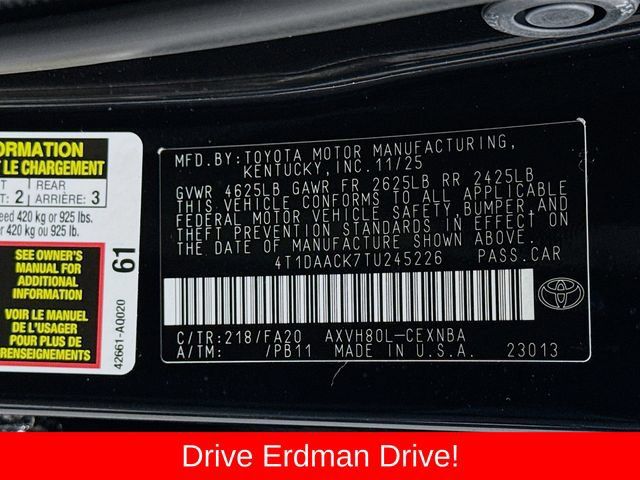 Used 2026 Toyota Camry LE w/ Convenience Package FWD image 32