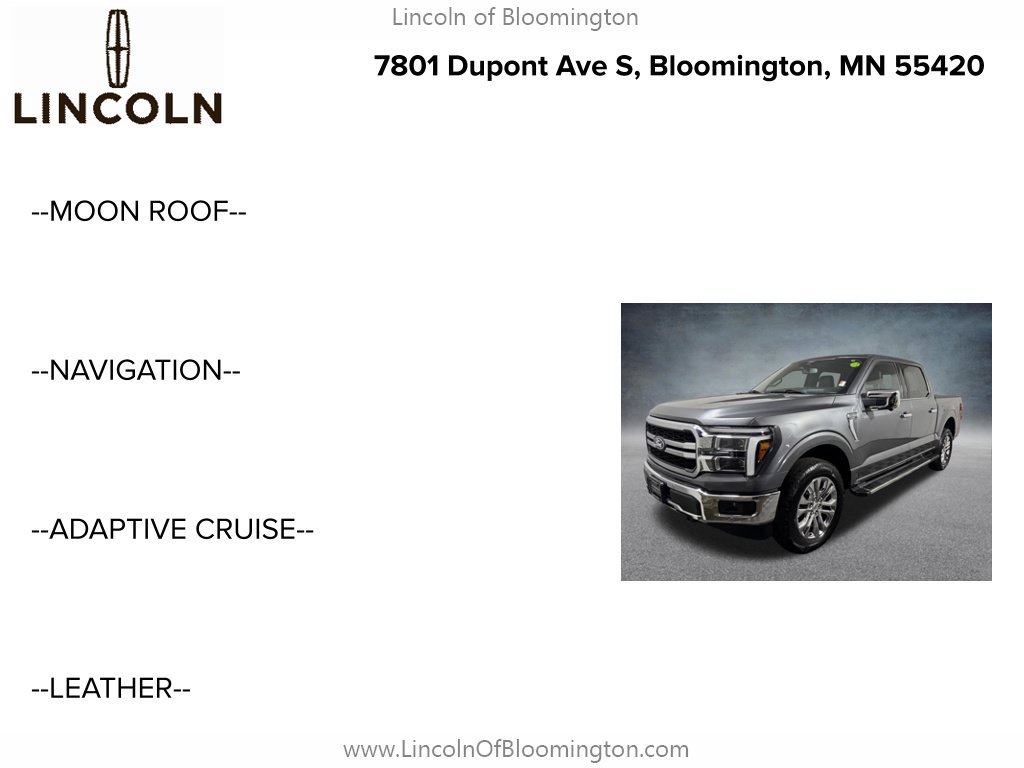 Used 2025 Ford F150 Lariat w/ Equipment Group 502A High AWD/4WD image 5