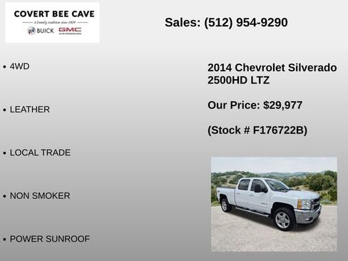 Used 2014 Chevrolet Silverado 2500 LTZ w/ LTZ Plus Package AWD/4WD image 6