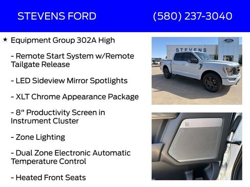 Used 2022 Ford F150 XLT w/ Equipment Group 302A High AWD/4WD image 12