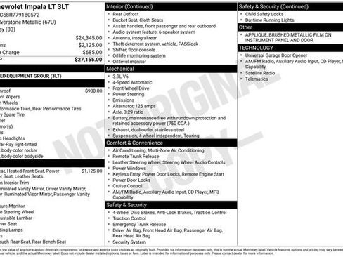 Used 2007 Chevrolet Impala LT FWD image 2