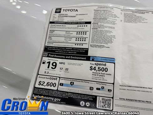New 2026 Toyota Tundra SR5 AWD/4WD image 40