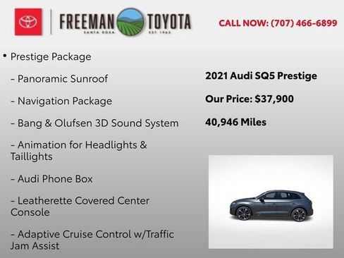 Used 2021 Audi SQ5 Prestige w/ Prestige Package AWD/4WD image 11