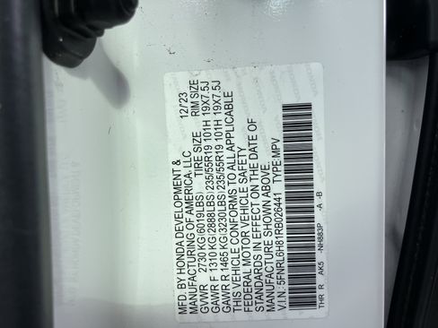 Certified 2024 Honda Odyssey Touring image 39