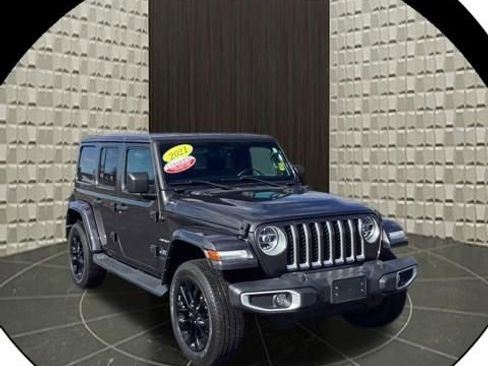 Certified 2021 Jeep Wrangler Unlimited Sahara w/ Cold Weather Group AWD/4WD image 1