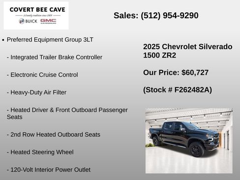 Used 2025 Chevrolet Silverado 1500 ZR2 w/ Technology Package AWD/4WD image 25